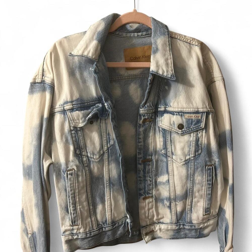 Calvin klein cloud print denim